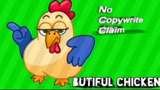 Cartoon Chicken Green screen || Cartoon Chicken 🐓