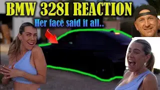 BMW E9O MAKEOVER ( Her FACE said it all)