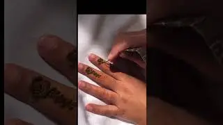 Simple finger henna tutorial series #henna #hennaart #hennatutorial #hennavideos #simplehenna
