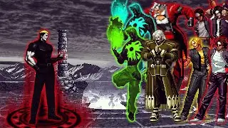 [KOF MUGEN] Clone Yamazaki 137 Vs Bosses Rugal, Orochi Kusanagi Team