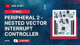 Tutorial 10:  Peripheral 2 - Nested Vector Interrupt controller (NVIC) in STM32