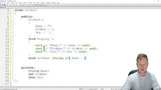 11. C++ Programming - Constructor (C++ Class)