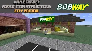 Subway Restaurant in Minecraft! | Minecraft Mega Construction City Edition