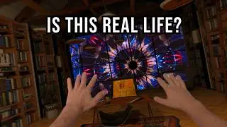 This Apple Vision Pro VR app makes you feel like you're TRIPPING! (Tripp Journey full gameplay)