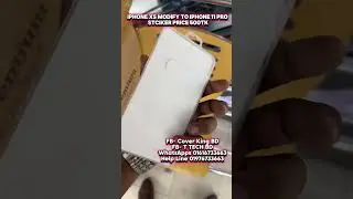 iPhone XS Modify to iPhone 11 Pro #reels #coverkingbd