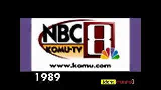 KOMU-TV 8 (NBC) ident 1982-1989
