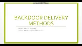 BackdoorMethods: (“bdfproxy”, backdoor factory proxy) Part2