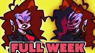 Friday Night Funkin':Darkness Evil Corruption Mommy Mearest Full Week (Recreation) | FNF Corruption