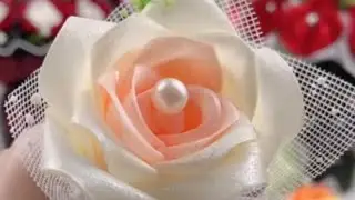 Amazing Ribbon Flower Work - How To Make Flowers With Ribbon - Easy Flower Making