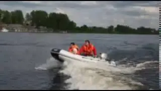 Лодка ПВХ от МНЕВ и К - J SILVER 330 - тест под мотором