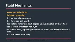 Fluid Mechanics || Fundamental Fluid Properties