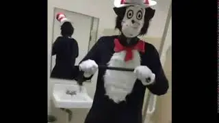 Cat in the Hat but it’s how it feels to chew 5 gum