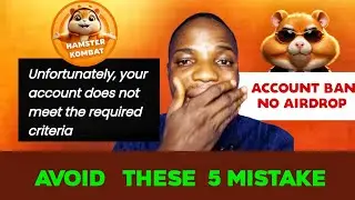 HAMSTER KOMBAT UPDATE avoids these 5 mistakes to be eligible for withdrawal || how to avoid ban