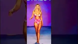 БИКИНИ с ЦВЕТОЧКАМИ на Красивой МОДЕЛИ | Подпишись! #shorts #девушка #модель
