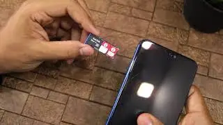 Honor 8X How to Insert SIM and SD Card