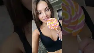 Tasya mini Eating Candy 🔥💥 