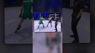 Глухой нокаут рефери ММА shorts #боец