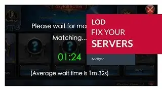 Legacy Of Discord - Fix Your Servers ASAP - Cross Server events Bugged - Apollyon
