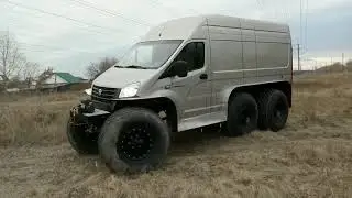 Снегоболотоход 6х6 Gazelle next СКБ-900