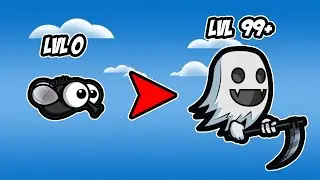 5-Player (Max LEVEL) OP Reaper In FlyOrDie.io