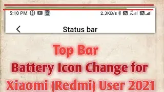 Best Xiaomi Phone For Battery Icon || Battery Icon Change
