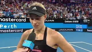 Angelique Kerber on-court interview (Final) | Mastercard Hopman Cup 2019