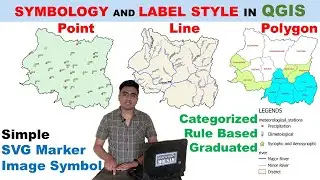 SYMBOLOGY and LABEL STYLE for VECTOR in QGIS