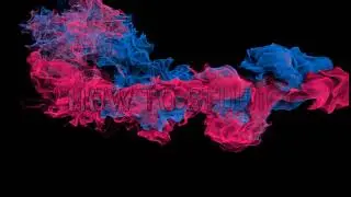 new smoke text effects intro video for "How to studio"