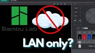 Network Settings Basics and LAN only mode for Bambu Labs X1C