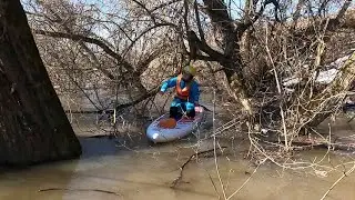 Сплав в половодье по Северке и Москве до Коломны