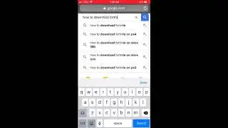 When you try to download Fortnite for free