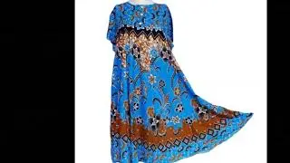 Daster Payung Jumbo Rias Batik Warna Biru