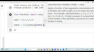 📌 Python Reduce Function Example | Functional Programming in Python