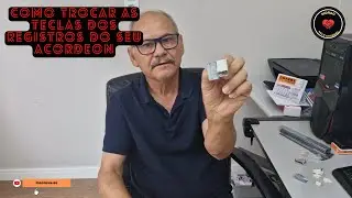COMO TROCAR AS TECLAS DE REGISTRO DO SEU ACORDEON 120 BAIXOS.