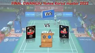 HASIL LENGKAP FINAL BADMINTON GWANGJU KOREA MASTER  2022