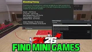 NBA 2K26 How to COMPLETE ALL MINI GAMES