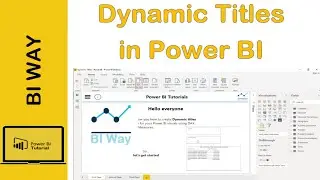 Dynamic Titles in Power BI