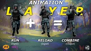Unity Animation Layer | Combine Animation Using Layer | How to add Animation Layer in Unity
