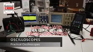 DuB-EnG: Experimenting with different Oscilloscopes - How To - Hantek DSO, Hantek 3 in1 vs Tectronix