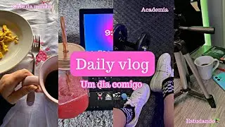 Um dia comigo | rotina de treino, estudos, leitura.