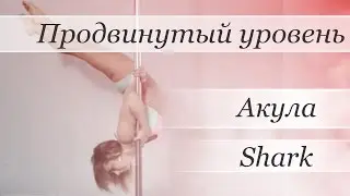 How to pole dance Shark - pole dance tutorial /Уроки pole dance - Акула (вар. Сигма)