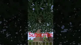 Minecraft: How to build a chopped tree #minecraft #minecraftshorts