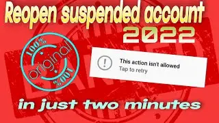 YouTube account suspended || How to recover terminated YouTube account || Tedi City