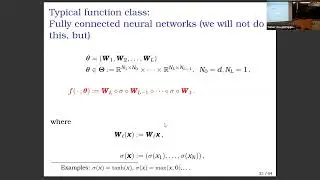 From overparametrized neural networks to harmonic regression