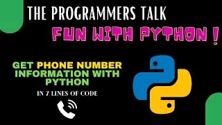 Get Phone Number Information with Python | Fun with Python