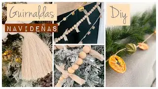 7 GUIRNALDAS NAVIDEÑAS MODERNAS / DECORA CON POCO DINERO