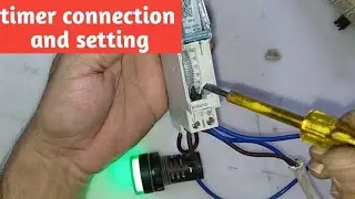 hager timer connection and setting full information 