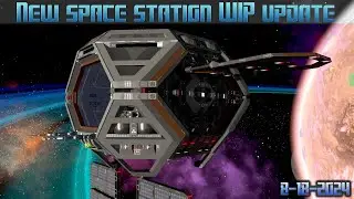 Empyrion Galactic Survival - New space station WIP update 8/18/2024