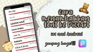 Cara menambahkan font ke PicsArt