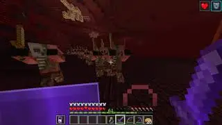 Fighting zombified Piglins